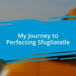 My Journey to Perfecting Sfogliatelle